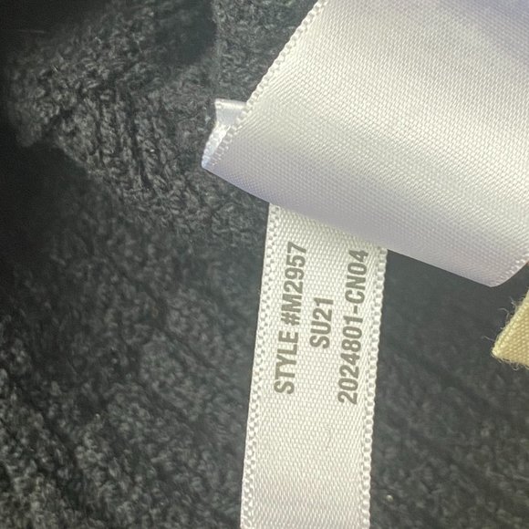 Madewell Minton Double Scoop Neck Boho Festival Neutral Knit Sweater Tank Top-S - Picture 12 of 15